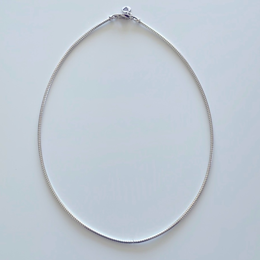 Silpada Sterling Silver Omega Snake Chain Necklace